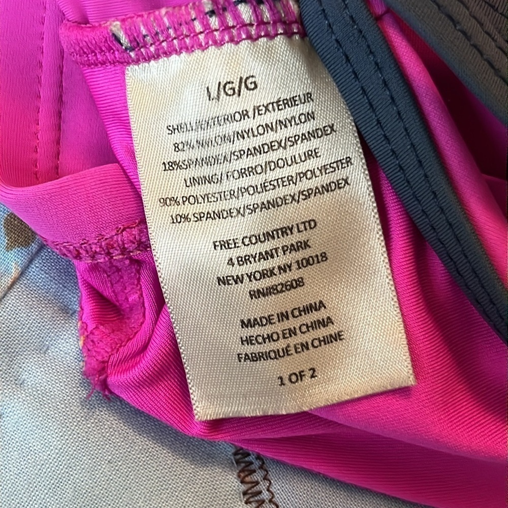 Free Country Blouson Tankini Top - Picture 8 of 11